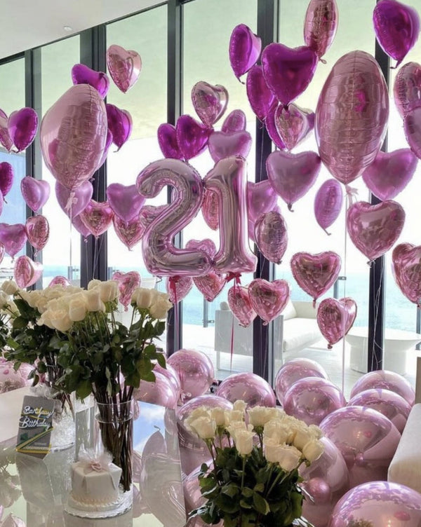 21st Birthday Balloons bottom image