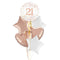 Happy 21st Birthday Rose Gold Balloon Bouquet