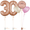 Rose Gold 30th Birthday Balloon Bouquet Set