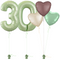 Olive Green 30th Birthday Balloon Bouquet Set