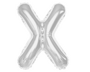 Any Silver Letter Super Shape Foil Balloon