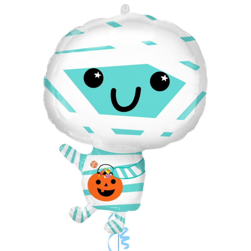 Mummy Blue Halloween Balloon Bouquet