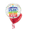 Happy Birthday Candle Colours Balloon Bouquet