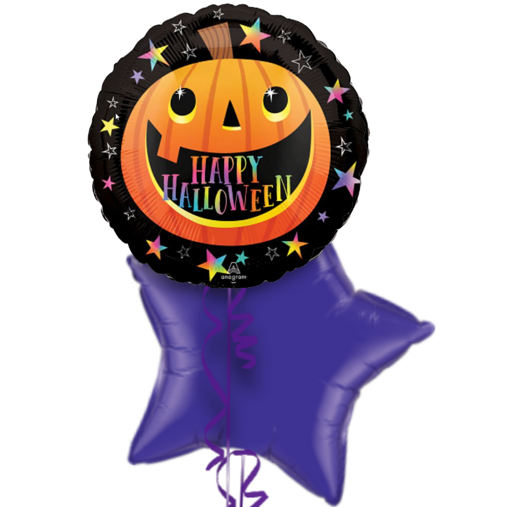 Cheerful Pumkin Halloween Balloon Bouquet – Balloon Town