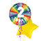 2nd Birthday Rainbow Balloon Bouquet