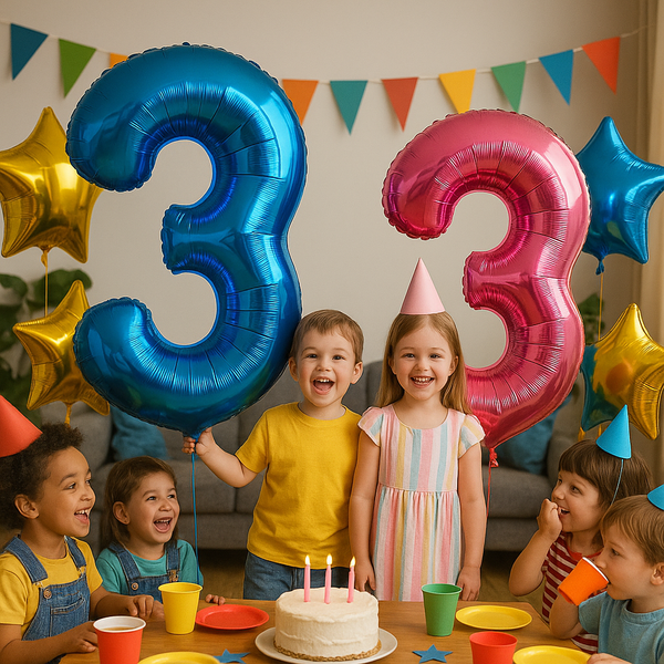 3rd Birthday Balloons bottom image