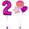 Hot Pink 2nd Birthday Balloon Bouquet Set