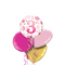 3rd Birthday Pink Polka Dots Balloon Bouquet