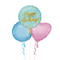 Blue and Gold Sparkles Happy Birthday Balloon Bouquet