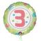 3rd Birthday Fairy Green Balloon Bouquet
