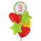 3rd Birthday Fairy Green Balloon Bouquet