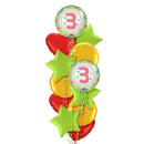 3rd Birthday Fairy Green Balloon Bouquet