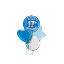 17th Birthday Blue Balloon Bouquet