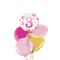 3rd Birthday Pink Polka Dots Balloon Bouquet