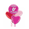 Happy Birthday 6th Pink Foil Balloon Bouquet