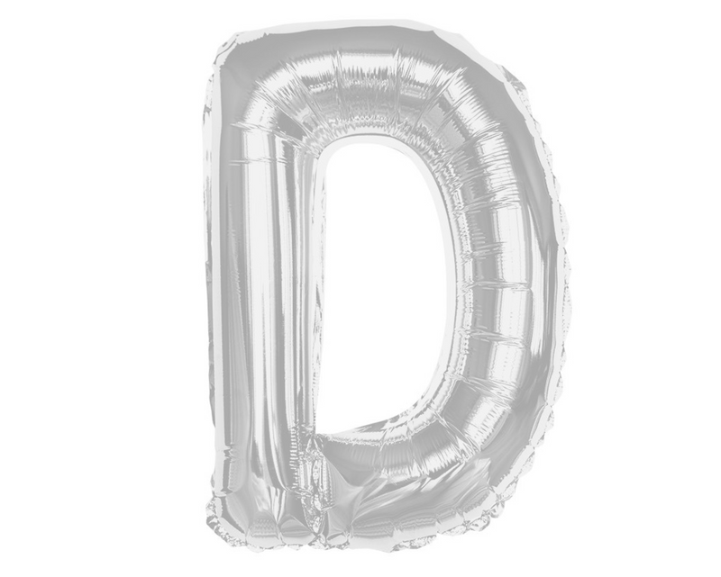 Any Silver Letter Super Shape Foil Balloon