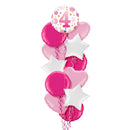 4th Birthday Polka Dots Balloon Bouquet