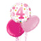 4th Birthday Polka Dots Balloon Bouquet