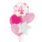 4th Birthday Polka Dots Balloon Bouquet