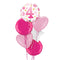 4th Birthday Polka Dots Balloon Bouquet