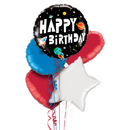 Happy Birthday Outer Space Balloon Bouquet