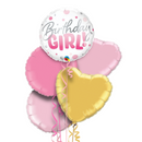 Birthday Girl Fairy Pink Balloon Bouquet