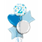 2nd Birthday Blue Dots Balloon Bouquet