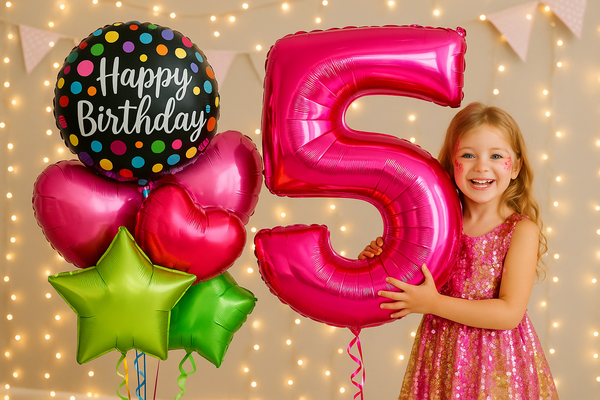 5th Birthday Balloons bottom image