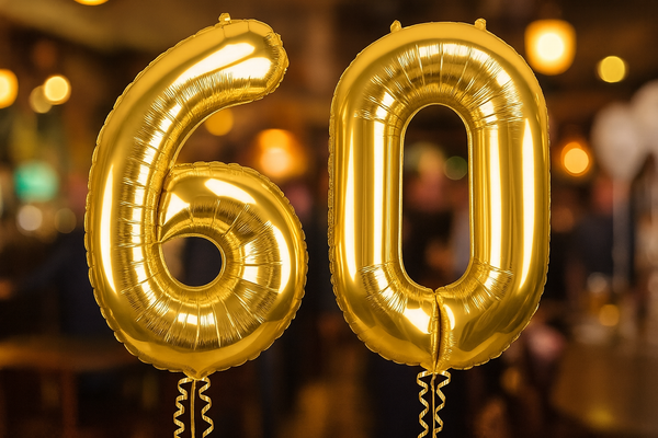 60th Birthday Balloons bottom image