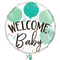 Welcome Baby Green Fairytale Balloon Bouquet