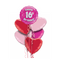 Happy Birthday 16th Pink Foil Balloon Bouquet