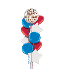 Happy Birthday Sparkling Sequins Balloon Bouquet