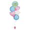 Blue and Gold Sparkles Happy Birthday Balloon Bouquet