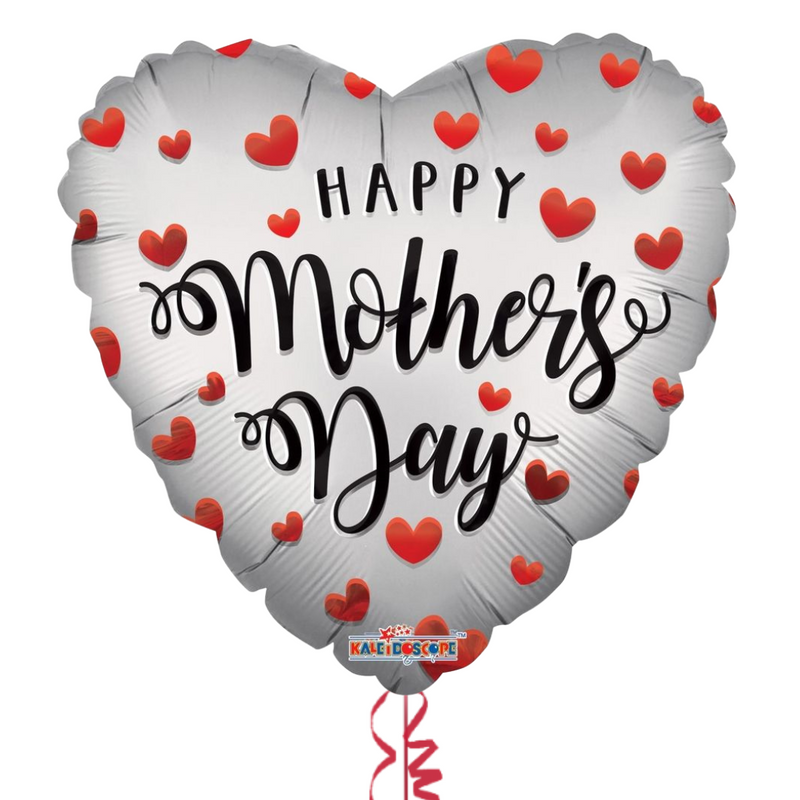 Happy Mothers Day Hearts Balloon Bouquet
