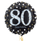 Happy 80th Birthday Holographic Balloon Bouquet