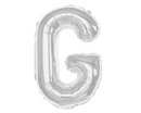 Any Silver Letter Super Shape Foil Balloon