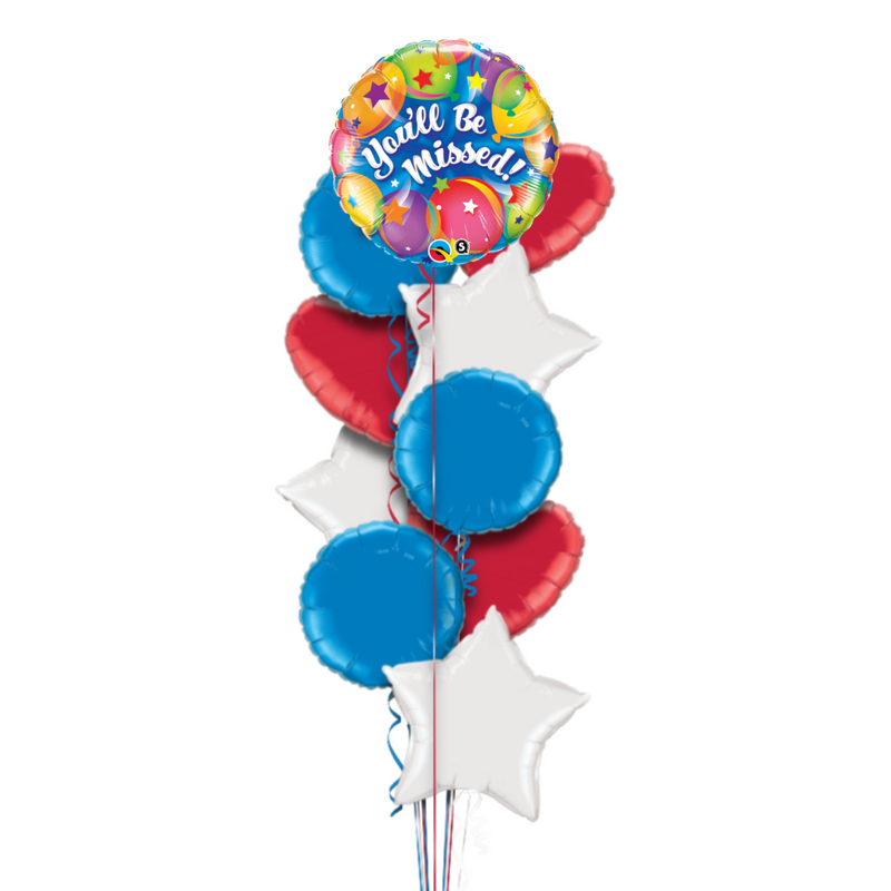 You'll be Missed Balloon Bouquet