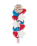 Happy Birthday Sparkling Sequins Balloon Bouquet