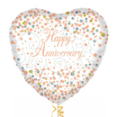 Rose Gold Happy Anniversary Balloon Bouquet