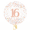 Happy 16th Birthday Rose Gold Balloon Bouquet