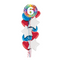 Happy 6th Birthday Confetti Balloon Bouquet