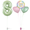 Olive Green 8th Birthday Balloon Bouquet Set