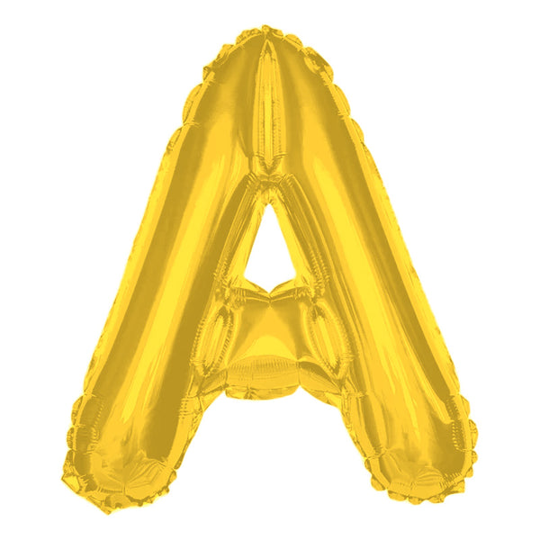 Any Gold Letter Super Shape Foil Balloon