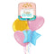 Adorable Cake Happy Birthday Balloon Bouquet