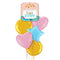 Adorable Cake Happy Birthday Balloon Bouquet