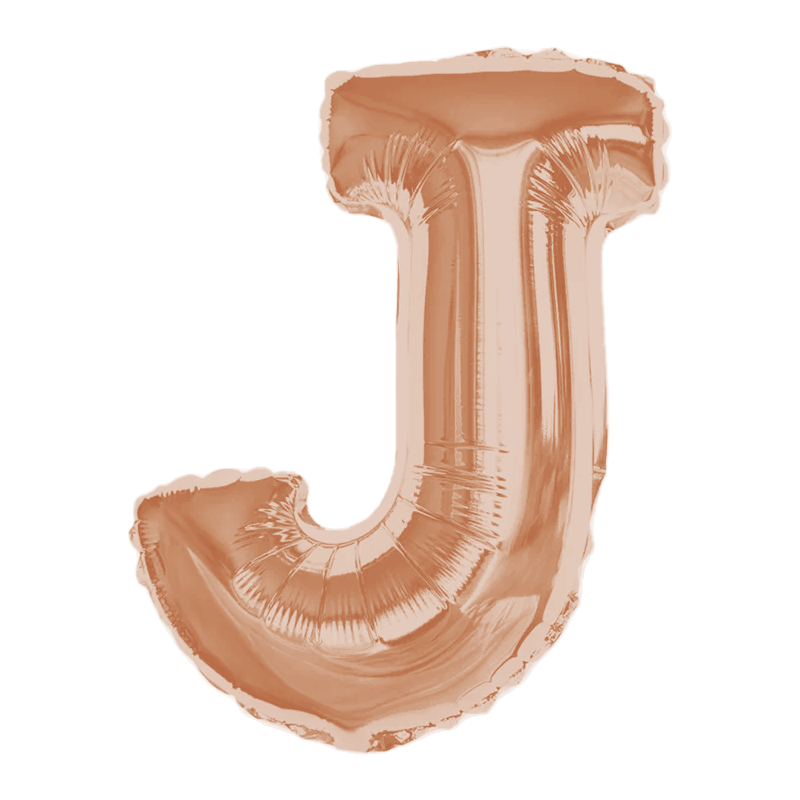 Any Rose Gold Letter Super Shape Foil Balloon