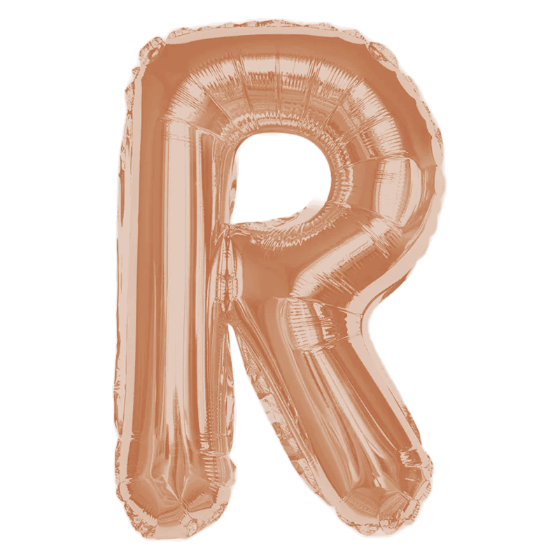 Any Rose Gold Letter Super Shape Foil Balloon