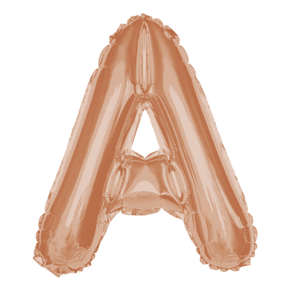 Any Rose Gold Letter Super Shape Foil Balloon