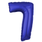 Dark Blue Number Large Shape Balloon