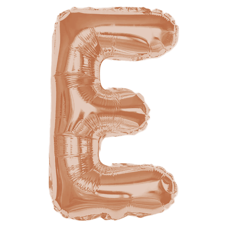 Any Rose Gold Letter Super Shape Foil Balloon